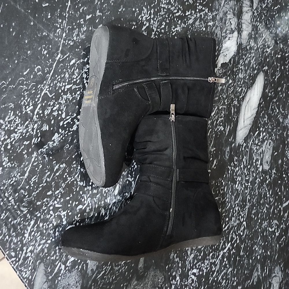BRAND NEW HERSTYLE LINDELL FLAT HEEL CALF SIDE ZIPPER SLOUCH ANKLE BOOTIES - Picture 13 of 16